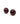 【UK買付】ヴィンテージ ガーネットレッド ガラス ピアス/Vintage Garnet Red Glass Post Earrings