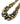 【チェコ買付】ヴィンテージ トリカラー ビーズ バブル ネックレス/Vintage Tricolor Beads Necklace