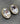 【UK買付】ヴィンテージ オーバル クリアガラス イヤリング/Vintage Oval Clear Glass Clip On Earrings