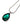 【ドイツ買付】ヴィンテージ SEIBOTH エメラルド ティアドロップ ガラス ネックレス/Vintage SEIBOTH Emerald Glass Necklace