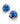 【USA輸入】ヴィンテージ CORO ブルー マーブル ルーサイト イヤリング/Vintage CORO Blue Marble Lucite Clip On Earrings