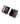 【ドイツ買付】ヴィンテージ SEIBOTH モーブ ブラック ガラス イヤリング/Vintage SEIBOTH Mauve Black Glass Clip On Earrings