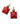 【ドイツ買付】ヴィンテージ SEIBOTH コーラルレッド カボション ピアス/Vintage SEIBOTH Red Cabochon Post Earrings