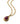 【ドイツ買付】ヴィンテージ SEIBOTH バーガンディ ティアドロップ ネックレス/Vintage SEIBOTH Burgundy Teardrop Necklace