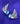 【ドイツ買付】ヴィンテージ SEIBOTH アクアブルー ウィング イヤリング/Vintage SEIBOTH Blue Wing Clip On Earrings