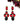 【ドイツ買付】ヴィンテージ SEIBOTH レッド ブラック カボション イヤリング/Vintage SEIBOTH Red Black Cabochon Clip On Earrings