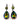 【ドイツ買付】ヴィンテージ SEIBOTH レインボー ガラス ピアス/Vintage SEIBOTH Rainbow Glass Dangle Earrings