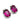 【ドイツ買付】ヴィンテージ SEIBOTH マゼンタ クリア ガラス イヤリング/Vintage SEIBOTH Magenta Glass Clip On Earrings