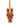 【USA輸入】ヴィンテージ ミミズク レッド カボション ネックレス/Vintage Owl Red Cabochon Necklace
