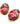 【USA輸入】ヴィンテージ エナメル アンスリウム イヤリング/Vintage Cloisonne Anthurium Clip On Earrings
