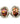 【カナダ輸入】ヴィンテージ アンバー ルーサイト イヤリング/Vintage Amber Confetti Lucite Clip On Earrings
