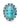 【USA輸入】ヴィンテージ アクアブルー カボションガラス ビジュー リング/Vintage Aqua Blue Cabochon Bijou Ring