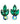 【USA輸入】ヴィンテージ エメラルド ストーン イヤリング/Vintage Emerald Stones Clip On Earrings