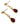 【USA輸入】ヴィンテージ エイボン ガーネット ティアドロップ ピアス/Vintage AVON Garnet Tear Drop Post Earrings