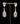 【USA輸入】ヴィンテージ クリアビジュー ピアス/Vintage Clear Bijou Post Earrings