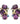 【USA輸入】ヴィンテージ リスナー パープル オーロラ イヤリング/Vintage LISNER Purple Aurora Clip On Earrings