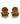 【カナダ輸入】ヴィンテージ カーネリアン カボション イヤリング/Vintage Carnelian Cabochon Clip On Earrings