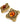 【USA輸入】ヴィンテージ エイボン アンバー カボション ピアス/Vintage AVON Amber Cabochon Post Earrings
