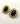 【USA輸入】ヴィンテージ MONET ブラック カボション イヤリング/Vintage MONET Black Cabochon Clip On Earrings