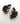 【USA輸入】ヴィンテージ ブラック オーロラ ビジュー イヤリング/Vintage Black Aurora Bijou Clip On Earrings