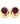 【USA輸入】 ヴィンテージ トリファリ ダークプラム イヤリング/Vintage Crown TRIFARI Dark Plum Clip On Earrings