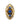 【USA輸入】ヴィンテージ ブルービジュー オープンワーク リング/Vintage Blue Bijou Openwork Ring