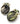 【USA輸入】ヴィンテージ ホリークラフト グリーン イヤリング/Vintage HOLLYCRAFT Green Clip On Earrings