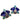 【UK輸入】ヴィンテージ ブルー オーキッド エナメル イヤリング/Vintage Cloisonne Blue Orchid Clip On Earrings