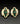 【カナダ輸入】ヴィンテージ エメラルド ストーン イヤリング/Vintage Emerald Stones Clip On Earrings