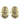 【USA輸入】ヴィンテージ ホワイティング&デイビス フラワー イヤリング/Vintage WHITING & DAVIS Clip On Earrings