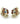 【USA輸入】ヴィンテージ リスナー ラインストーン イヤリング/Vintage LISNER Amber Rhinestones Clip On Earrings
