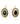 【LA買付】ヴィンテージ ANNE KLEIN ブラックストーン ピアス/Vintage ANNE KLEIN Black Stones Post Earrings