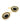 【LA買付】ヴィンテージ ANNE KLEIN ブラックストーン ピアス/Vintage ANNE KLEIN Black Stones Post Earrings