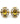 【USA輸入】ヴィンテージ ホワイティング&デイビス イエローカボション イヤリング/Vintage WHITING & DAVIS Clip On Earrings