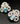【USA輸入】ヴィンテージ ブルー ラインストーン イヤリング/Vintage Blue Rhinestones Clip On Earrings