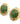 【USA輸入】ヴィンテージ グリーンアベンチュリン イヤリング/Vintage Green Aventurine Clip On Earrings