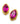 【フランス輸入】ヴィンテージ SPHINX マゼンタ ビジュー イヤリング/Vintage SPHINX Magenta Bijou Clip On Earrings