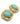 【USA輸入】ヴィンテージ ターコイズ カボション イヤリング/Vintage Turquoise Cabochon Clip On Earrings