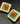 【フランス輸入】ヴィンテージ スクエア ビジュー パヴェ イヤリング/Vintage Square Bijou Pave Clip On Earrings