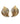 【USA輸入】 ヴィンテージ CROWN TRIFARI リーフ イヤリング/Vintage CROWN TRIFARI Leaf Clip On Earrings