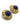 【カナダ輸入】ヴィンテージ ヴァンドーム ネイビー パール イヤリング/Vintage VENDOME Navy Pearl Clip On Earrings