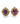 【USA輸入】ヴィンテージ CORO パープルビジュー フローラル イヤリング/Vintage CORO Purple Bijou Floral Screw Back Earrings