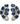 【USA輸入】ヴィンテージ サファイアブルー ラインストーン イヤリング/Vintage Sapphire Blue Rhinestones Clip On Earrings
