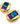 【USA輸入】 ヴィンテージ TMトリファリ マルチカラー イヤリング/Vintage TM TRIFARI Multi Color Clip On Earrings