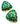 【USA輸入】ヴィンテージ エメラルドグリーン エナメル イヤリング/Vintage Emerald Green Enamel Clip On Earrings