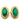 【USA輸入】ヴィンテージ アリス・キャヴィネス グリーン イヤリング/Vintage ALICE CAVINESS Green Clip On Earrings