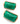 【USA輸入】ヴィンテージ グリーン レクタングル イヤリング/Vintage Green Rectangle Clip On Earrings