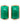 【USA輸入】ヴィンテージ グリーン レクタングル イヤリング/Vintage Green Rectangle Clip On Earrings