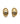 【LA買付】ヴィンテージ ゴールド ハーフ フープ イヤリング/Vintage Gold Half Hoop Clip On Earrings