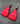 【ドイツ買付】ヴィンテージ SEIBOTH レッド ブッダ イヤリング/Vintage SEIBOTH Red Buddha Clip On Earrings